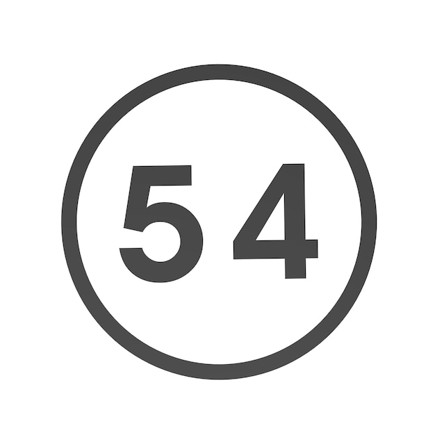Gray number 0 in a circle on a white background Numbers and numbers Numbering Rendering an image