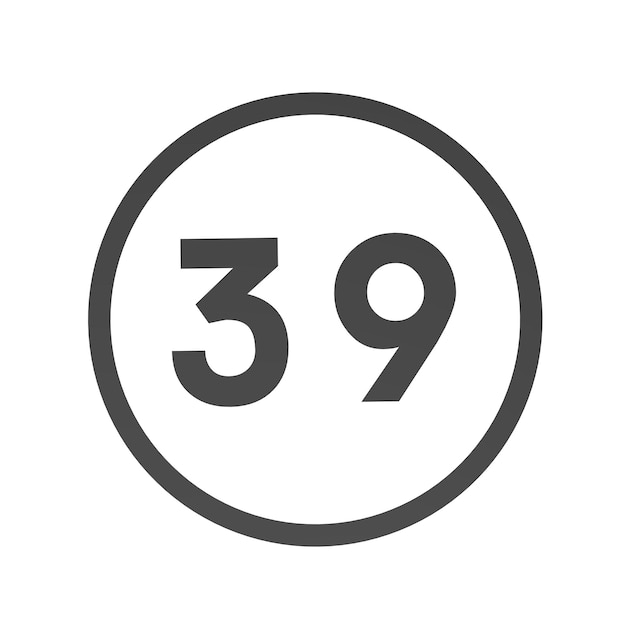Gray number 0 in a circle on a white background Numbers and numbers Numbering Rendering an image