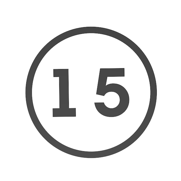 Gray number 0 in a circle on a white background Numbers and numbers Numbering Rendering an image