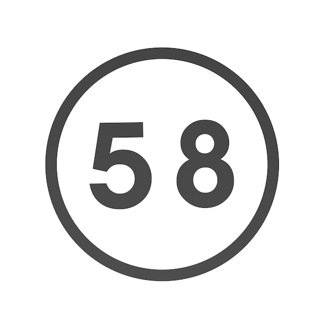 Gray number 0 in a circle on a white background Numbers and numbers Numbering Rendering an image