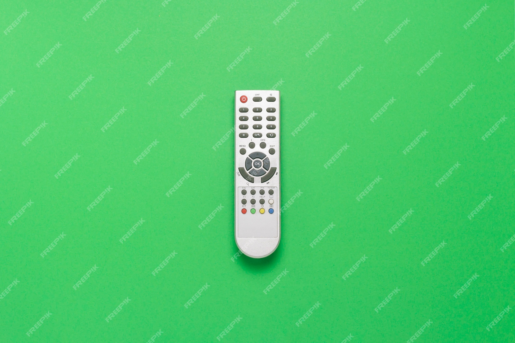 gray-remote-control-green- ...