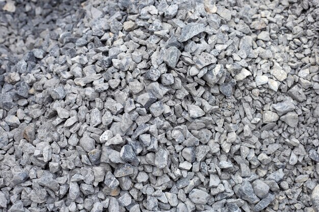 Gray rubble construction rock Stones background