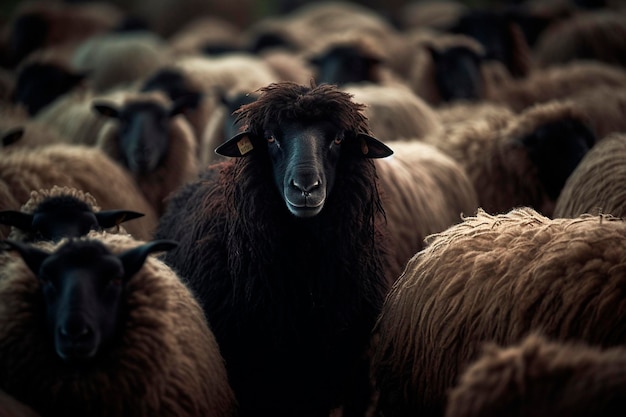 Gray sheep in the herd generative ai