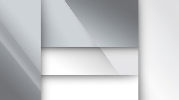 Photo a gray square with a white border and a white stripe.