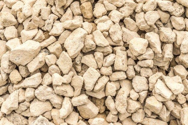 Gray stone gravel on background