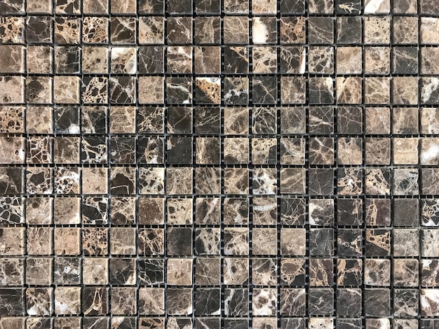 Gray stone tile mosaic for decoration the bathroom and pool.