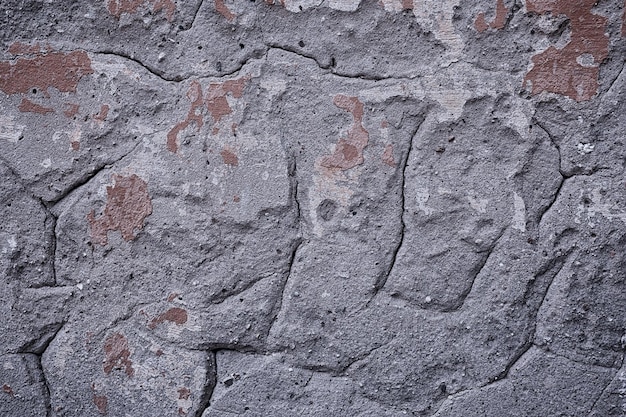 gray stucco grunge wall, abstract background gray wall blank