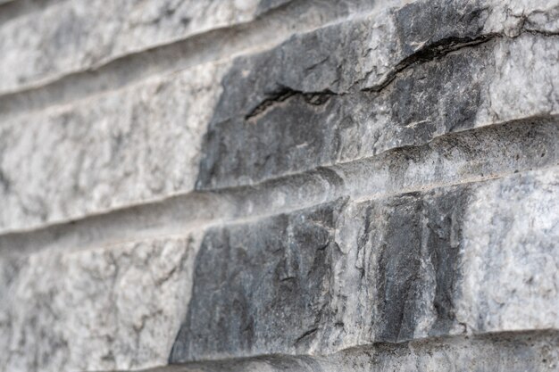 Photo gray surface of marble stone with striped streaks.