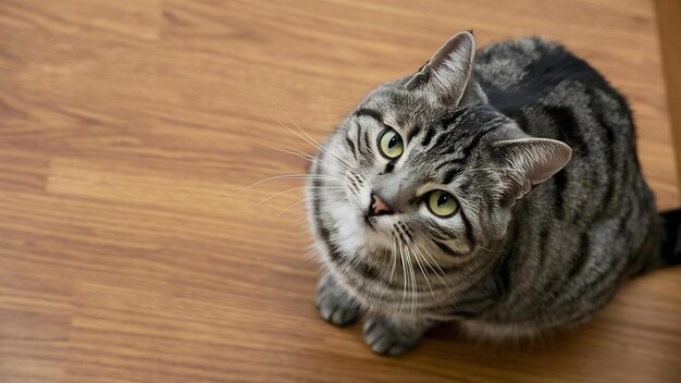 Gray tabby cat