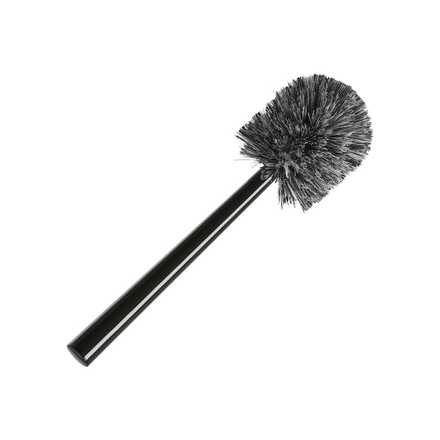 Gray toilet brush