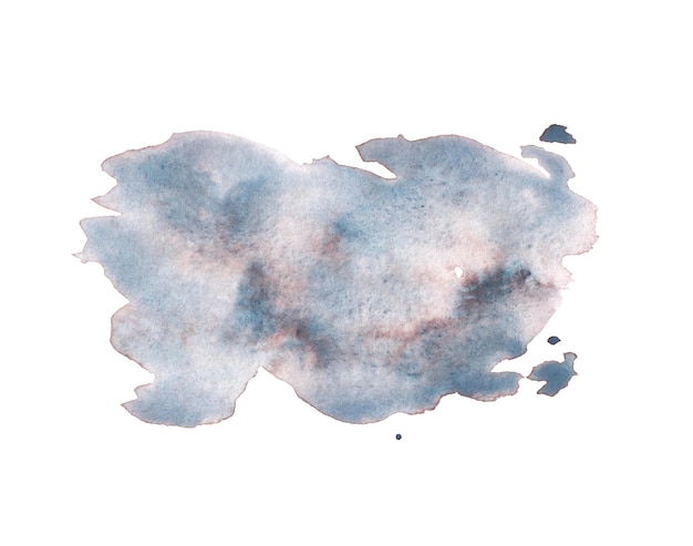 Gray watercolor stains