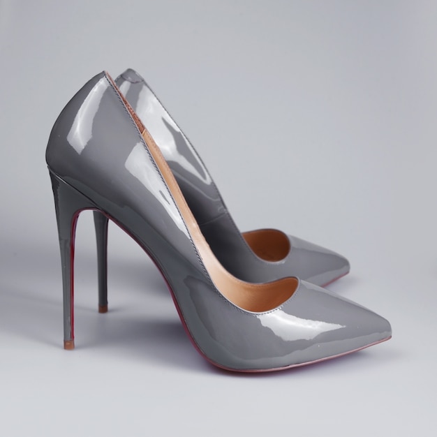 Gray woman shoes