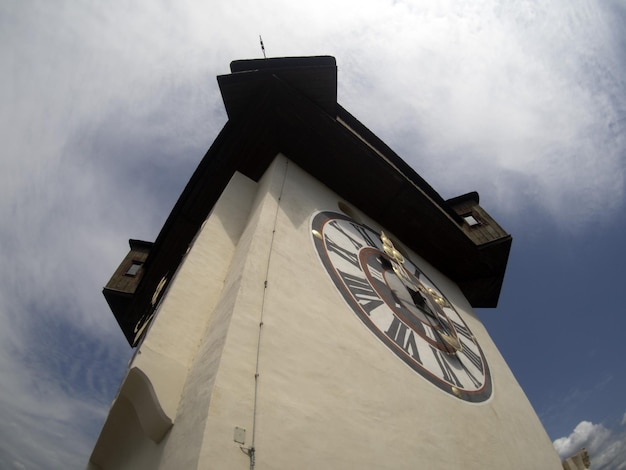 Graz Austria historical clock tower