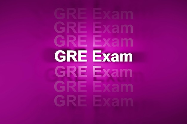 GRE Exam множественный фон с эффектом тени текста