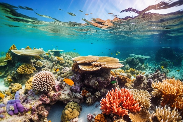 The Great Barrier Reef Australia The Great Barrier Reef is a stunning marine ecosystem located off