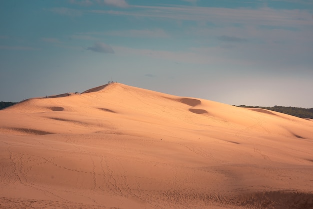 La grande duna di pilat, la duna più alta d'europa ad arcachon, aquitanie, francia.