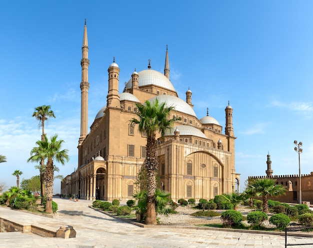 The great Mosque of Muhammad Ali Pasha in Cairo Egypt