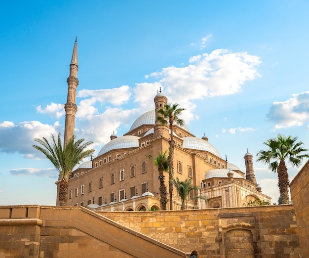 La grande moschea di muhammad ali pasha al cairo in egitto