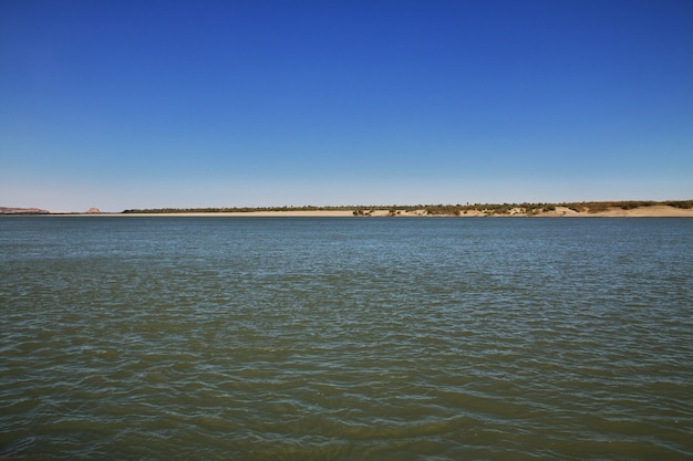 The great river Nile in Sudan, Africa