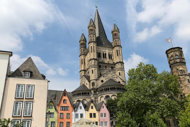 Great Saint Martin Church in Cologne Germany