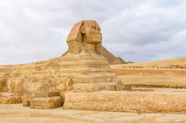 The great Sphinx in Giza plateau Cairo Egypt