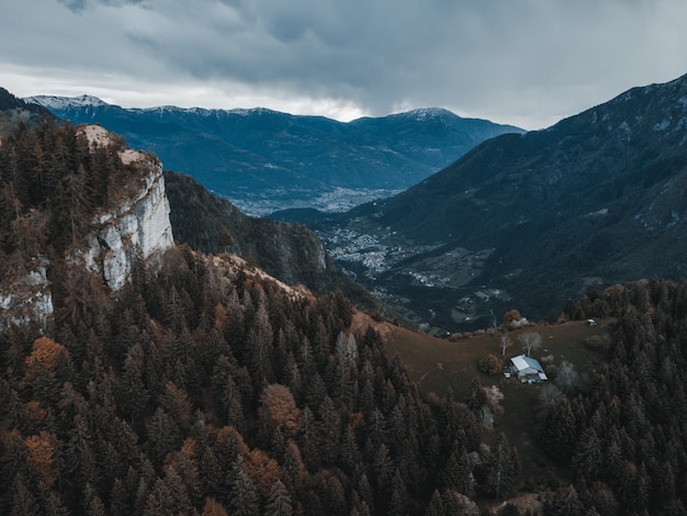 A great view on prave in vallecamonica