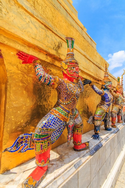 The great view of Wat Phra Kaeo