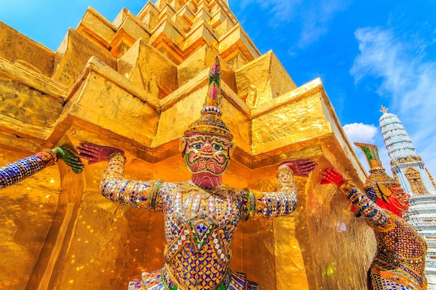 The great view of Wat Phra Kaeo