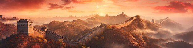 Great wall of china background