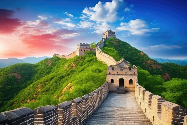 The great wall of China Generative ai