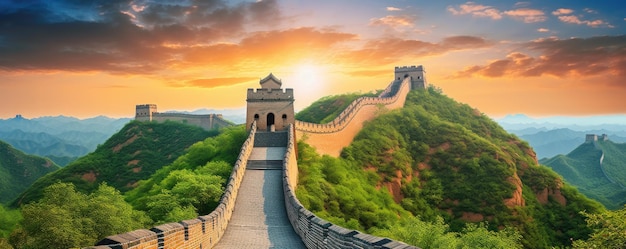 The great wall of China Generative ai