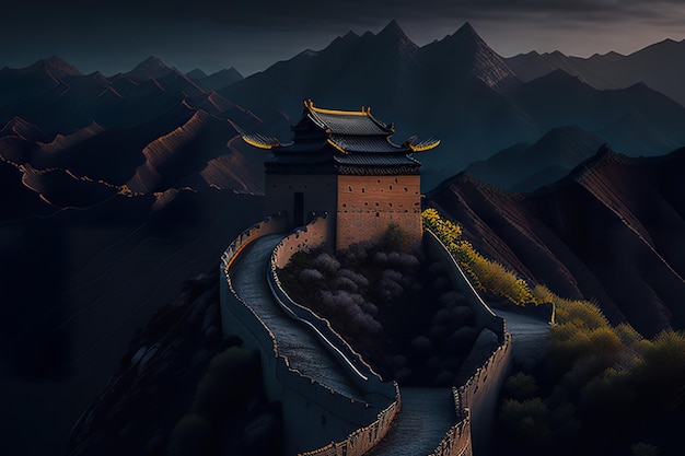 Great Wall of China Generative AI