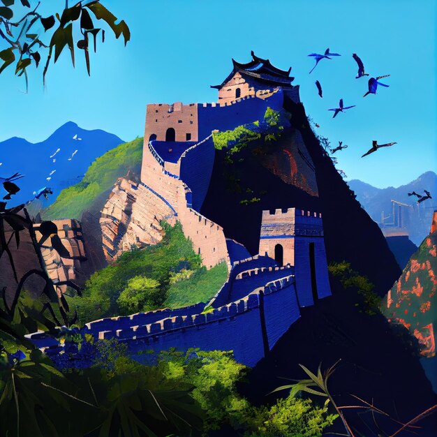 The great Wall of China Generative AI