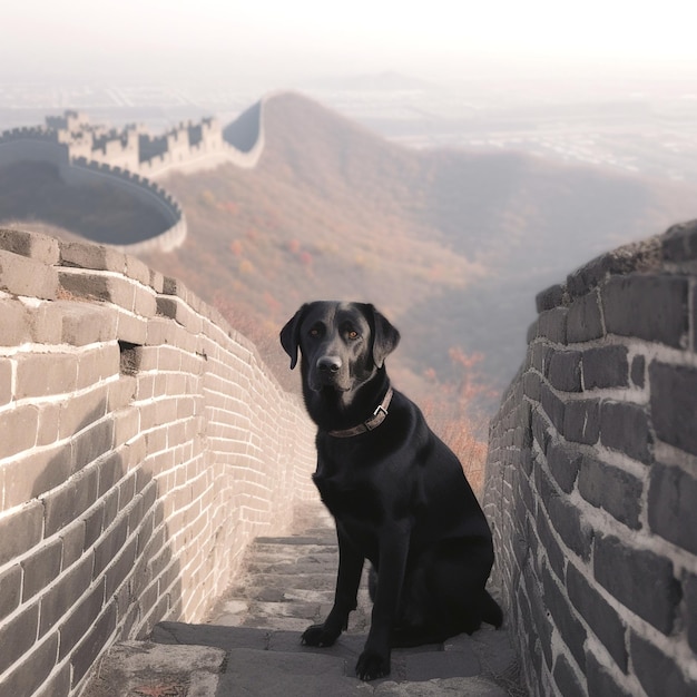 great wall of china on the summit