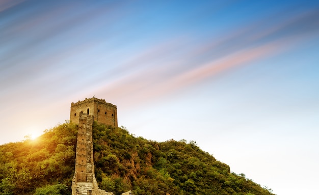 The Great Wall of China.