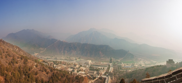 Great wall of China. 