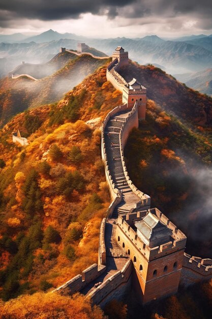 Photo the great wall of china