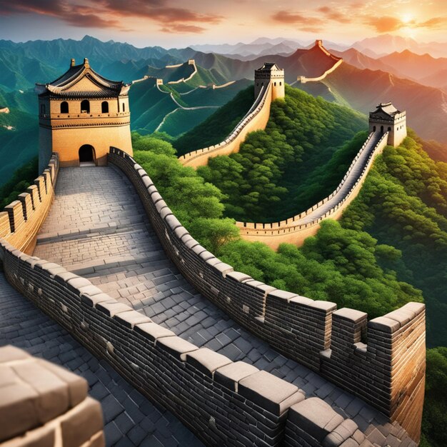 The great wall of china