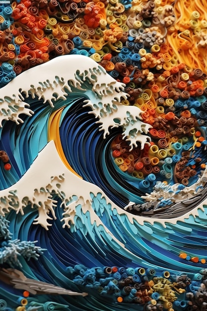 The great wave of kanagawa