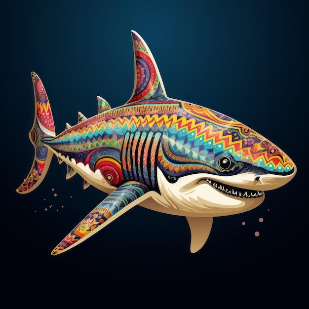 Great White Shark Illustration