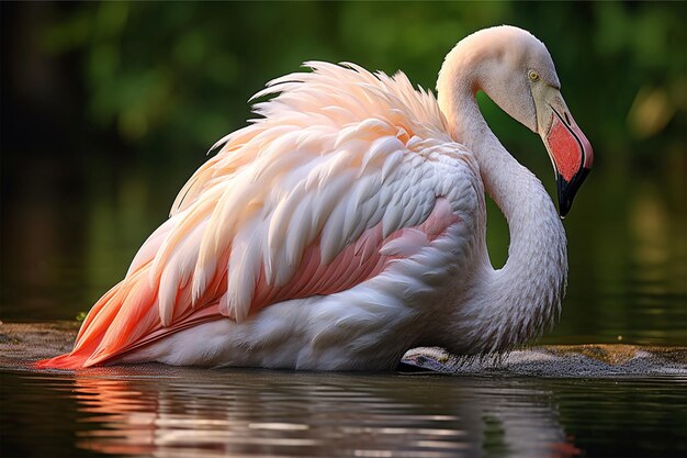 Photo greater flamingo