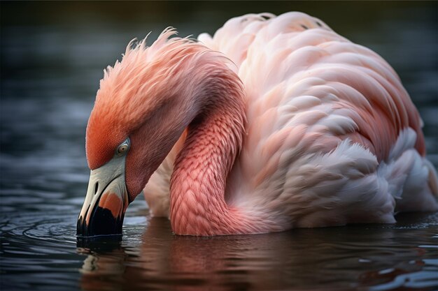 Photo greater flamingo