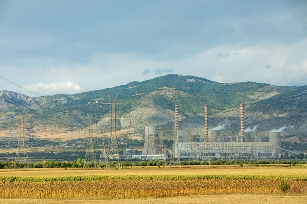 Greece atomic electricity station