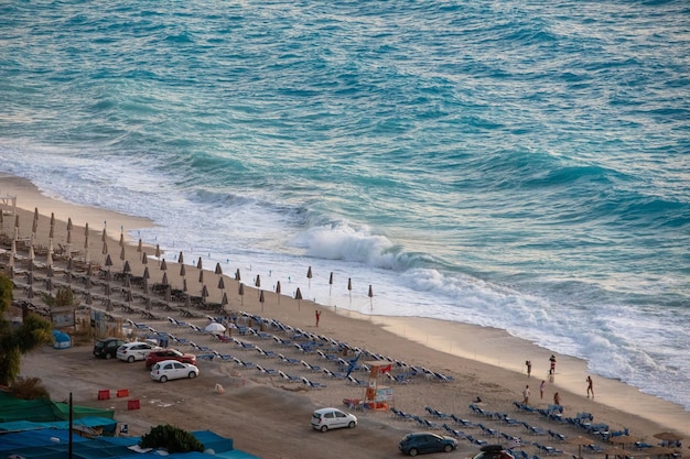 Greece lefkada island sea beach