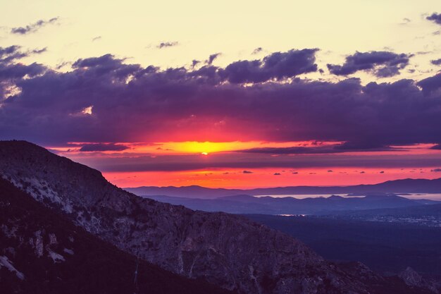 Greece sunset