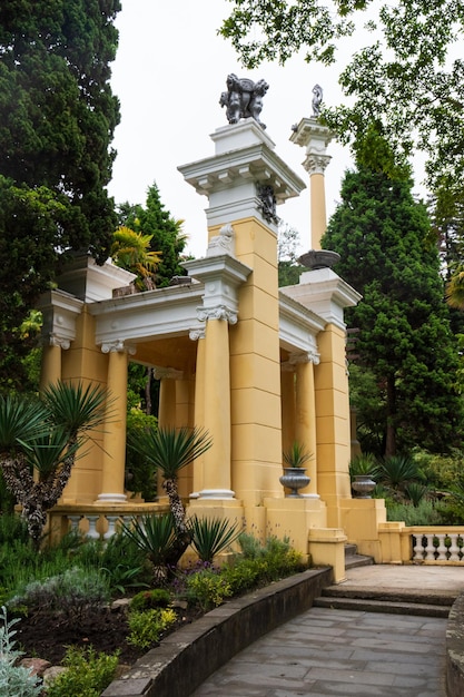 The greek arbor in Sochi Arboretum, Russia