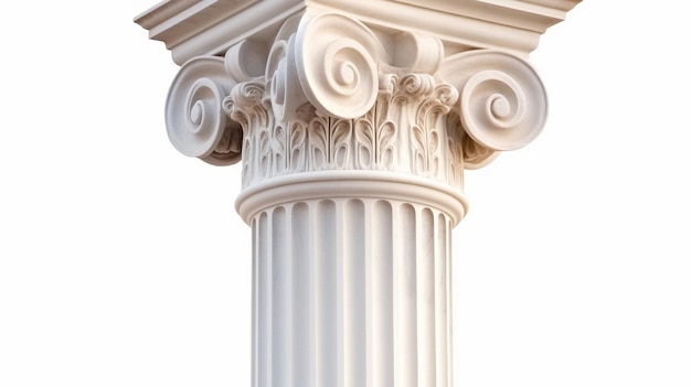 Photo greek architectural column isolated