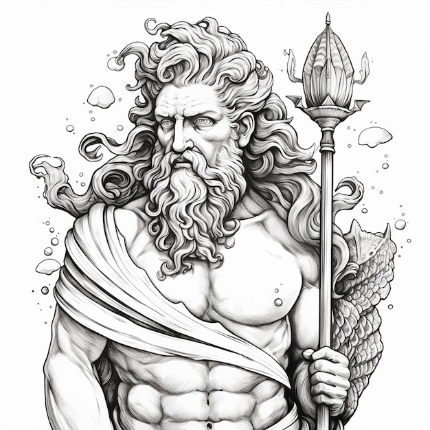 greek god jesus coloring page