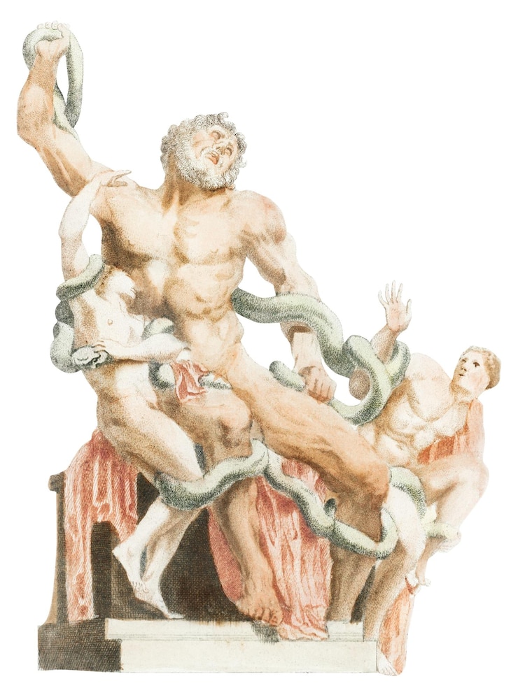 Photo greek mythology gods png drawing renaissance style set