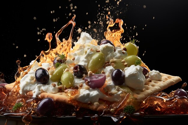 Foto il dessert greco nachos sorpresa fiery spicy